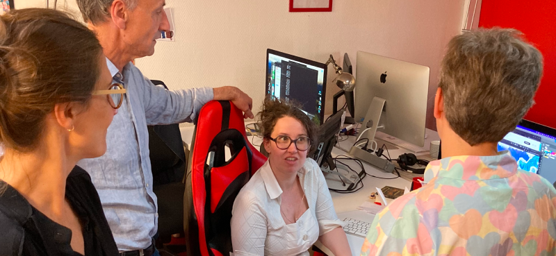 Un studio créatif :