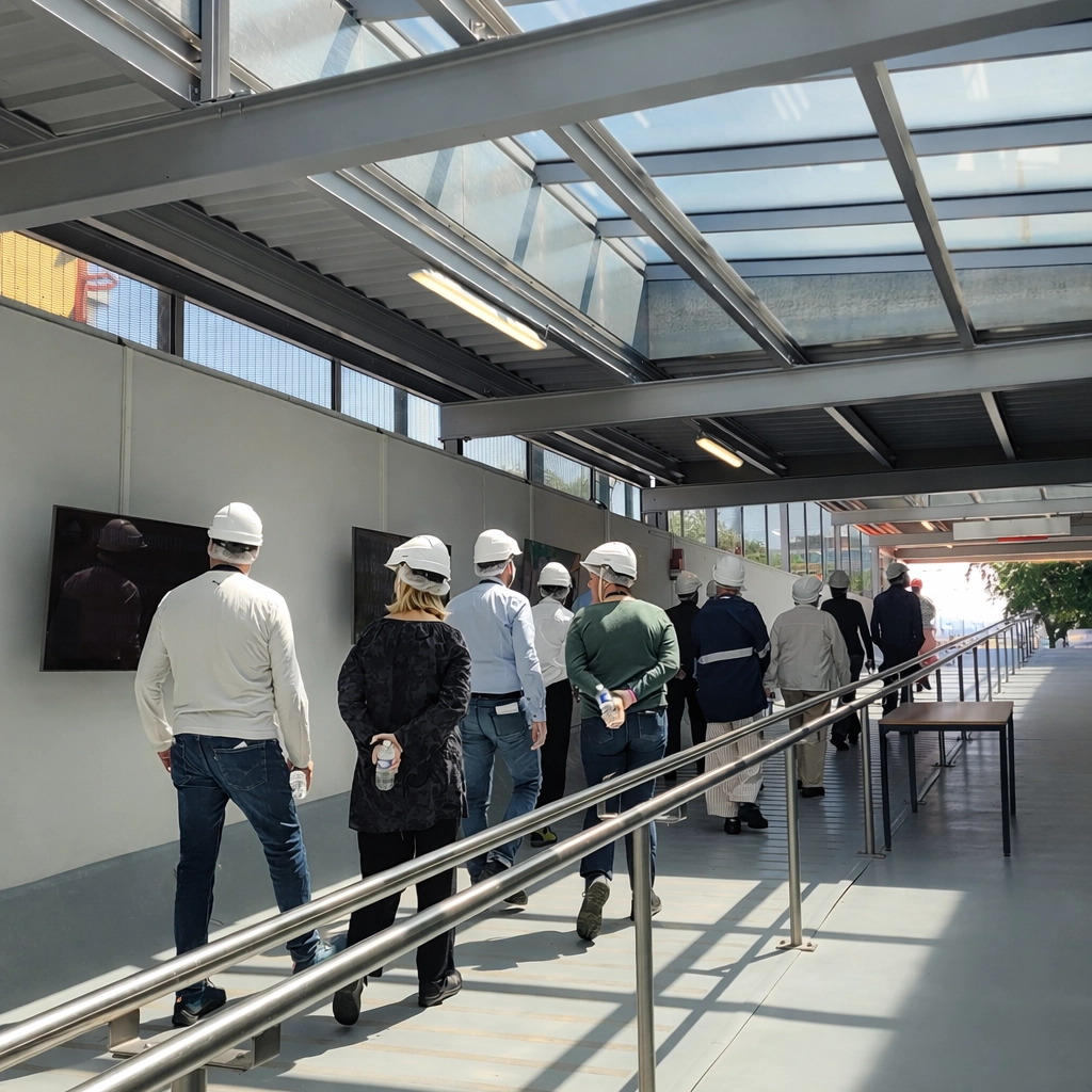 Parcours de pré-intégration en visite d'usine