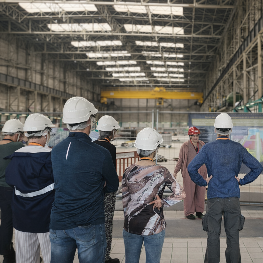 Visite installation industrielle